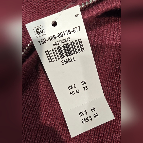 Abercrombie Full Zip Sweater Cardigan Size Small - Picture 3 of 7